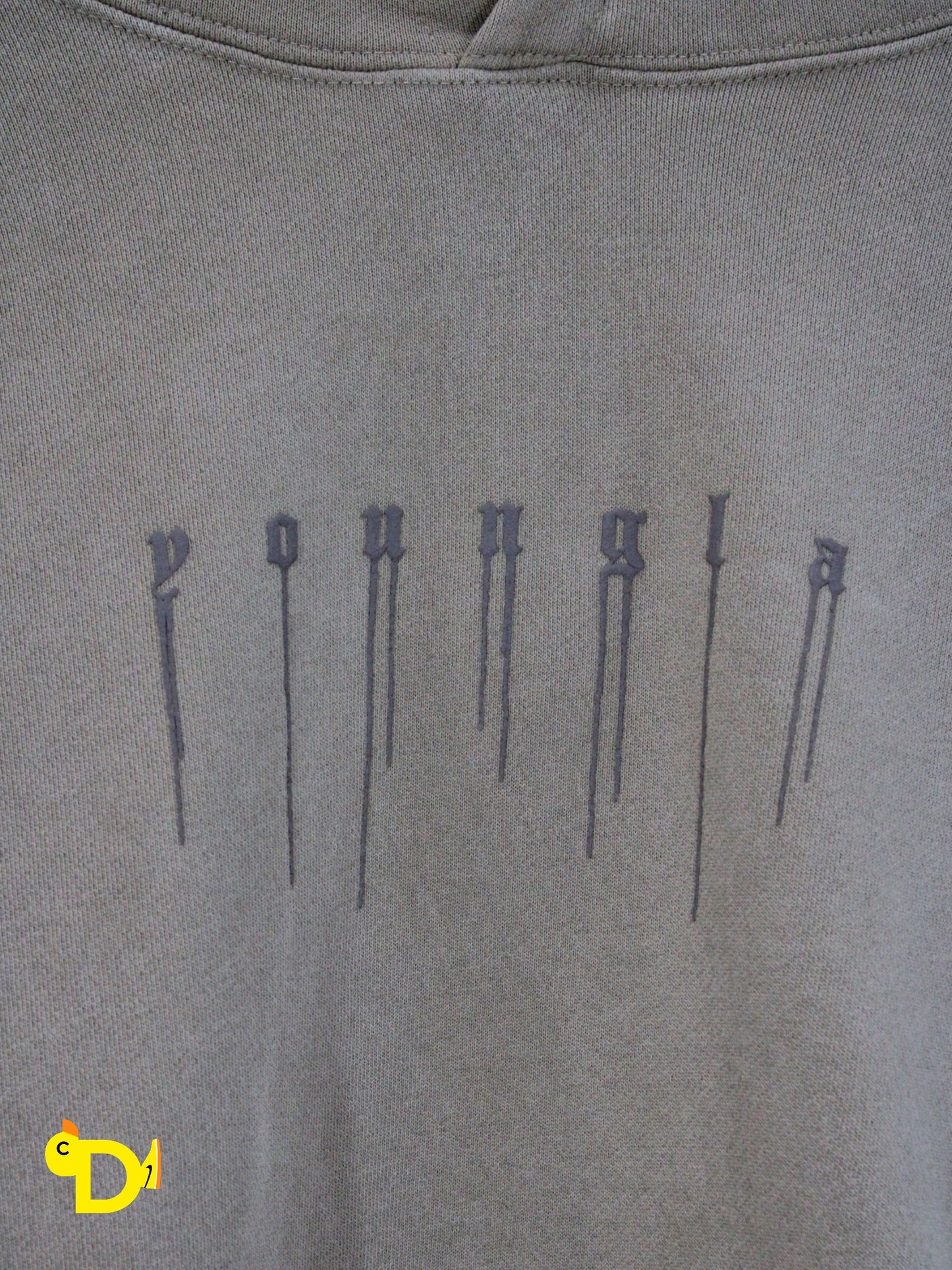 551 - Drippy Skull Hoodie (Beige)