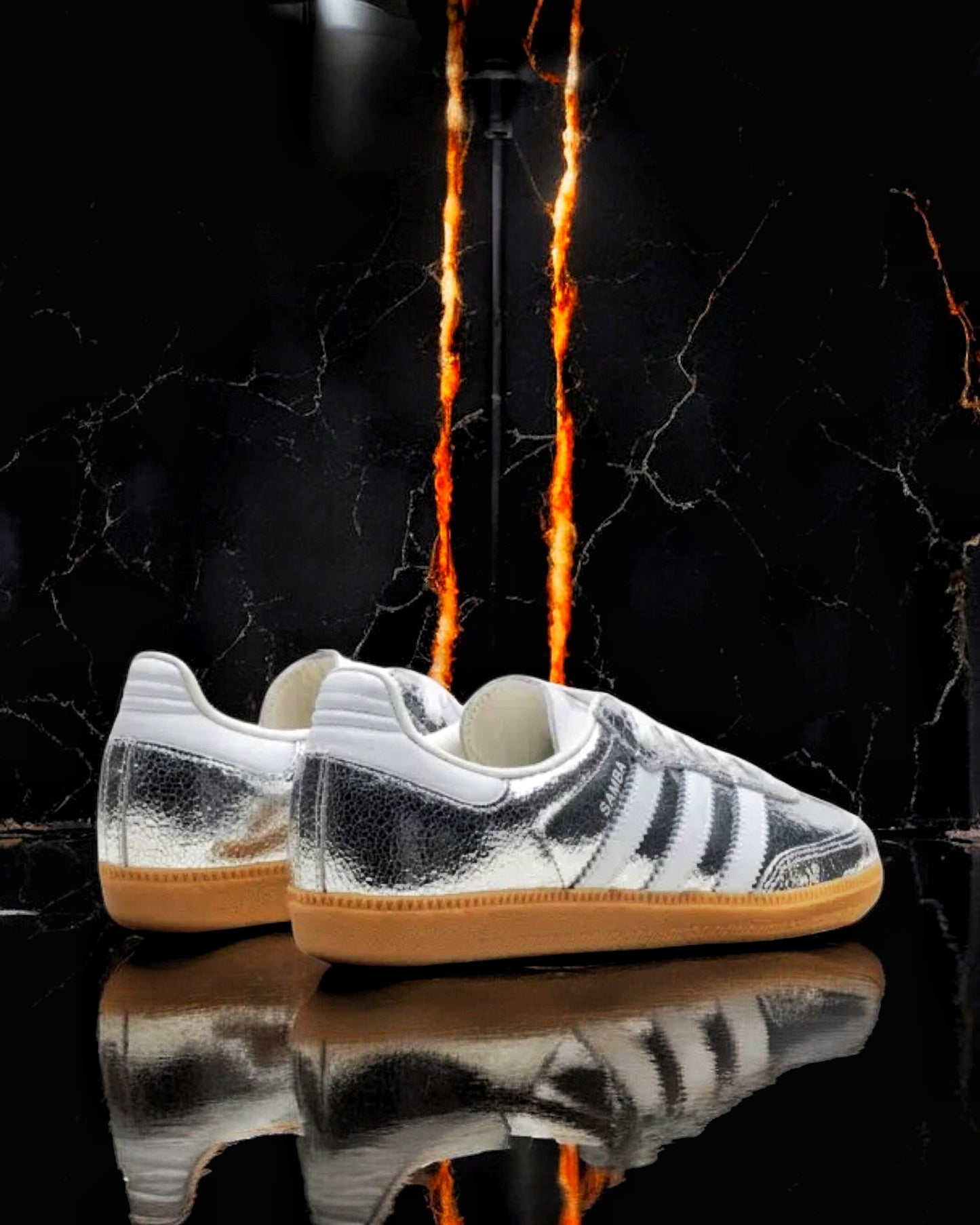 Adidas Samba OG "Silver/Metallic"