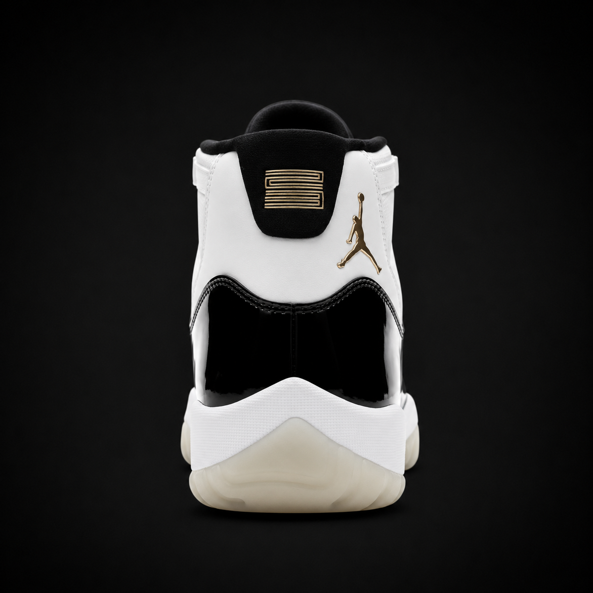 Air Jordan 11 Retro Gratitude, vista trasera — Crazy!Duck Hype