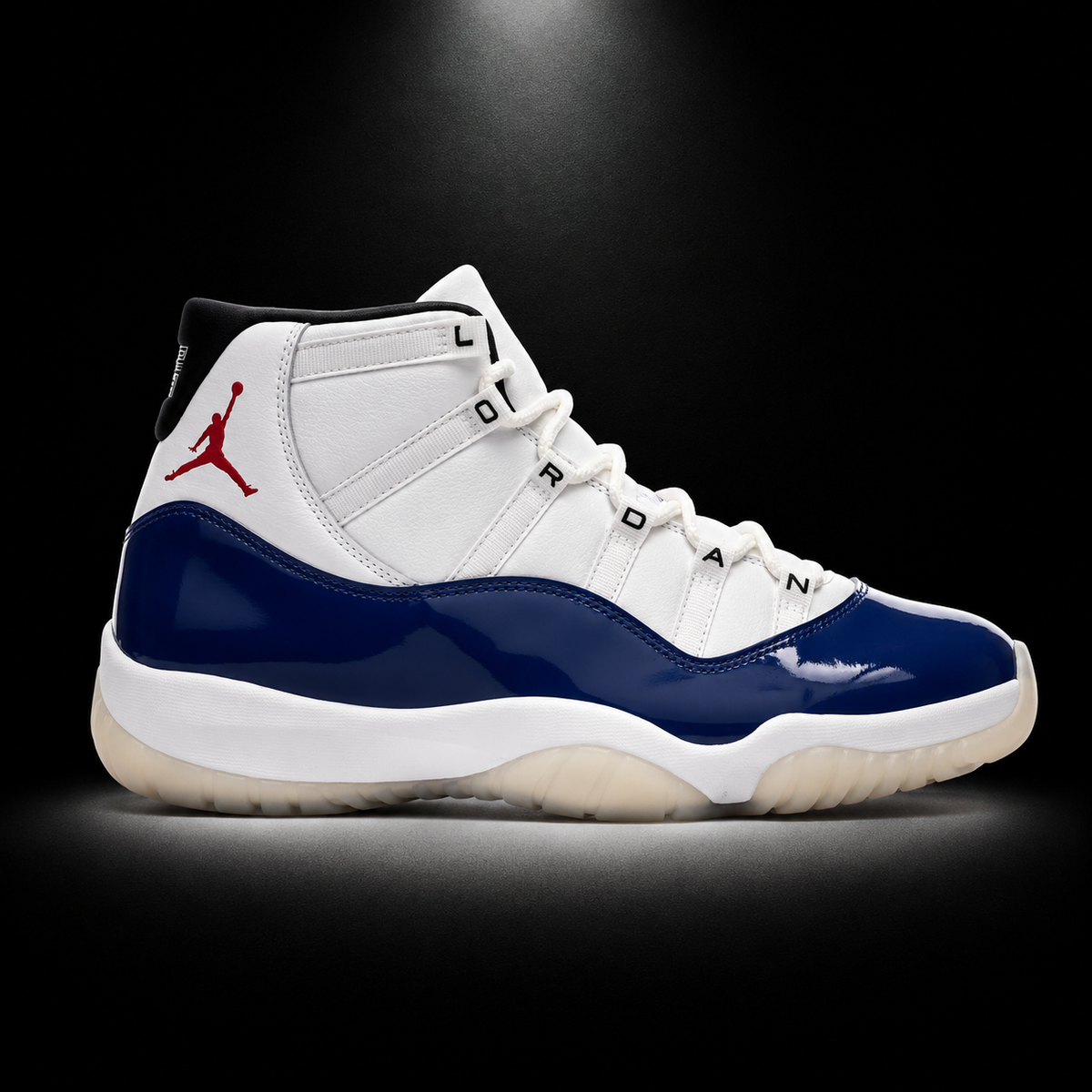 Air Jordan 11 Retro Rare Air, vista lateral — Crazy!Duck Hype