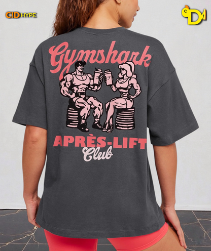 Après-Lift Club Oversized T-Shirt “Onyx Grey”