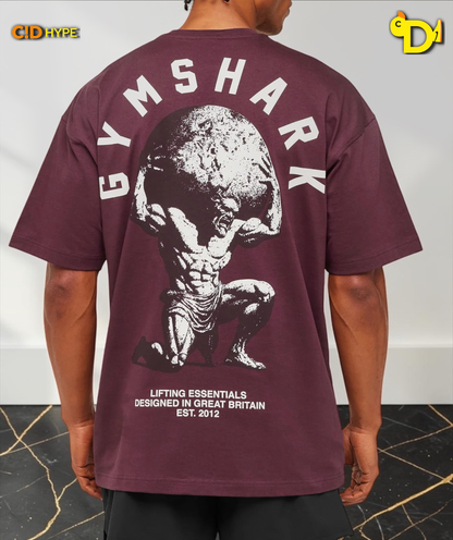 Atlas T-Shirt "Impact Burgundy"