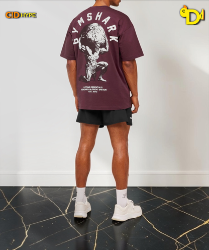 Atlas T-Shirt "Impact Burgundy"