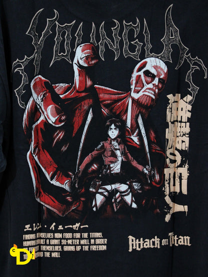 4186 - AOT x YLA Cropped Tees - Defense of Trost