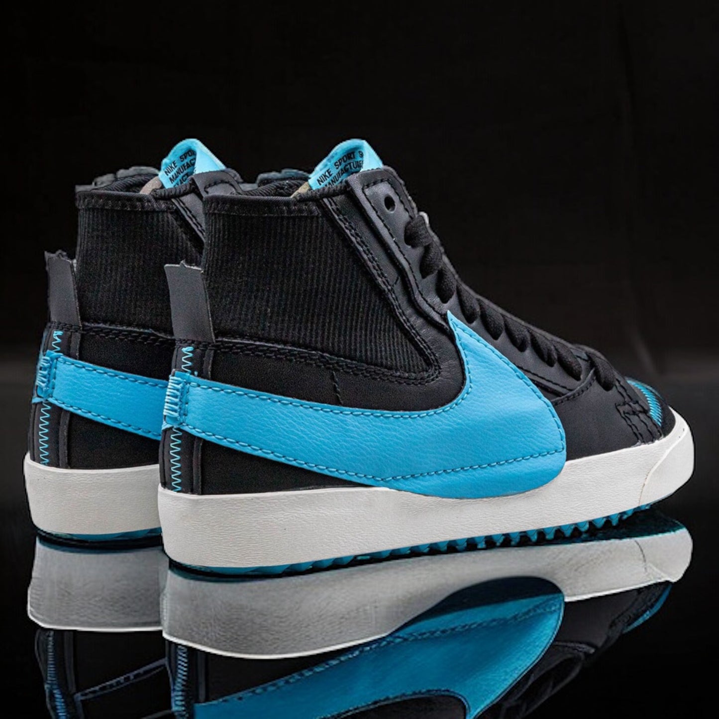 Nike Blazer Mid 77 Jumbo "Black Baltic Blue"