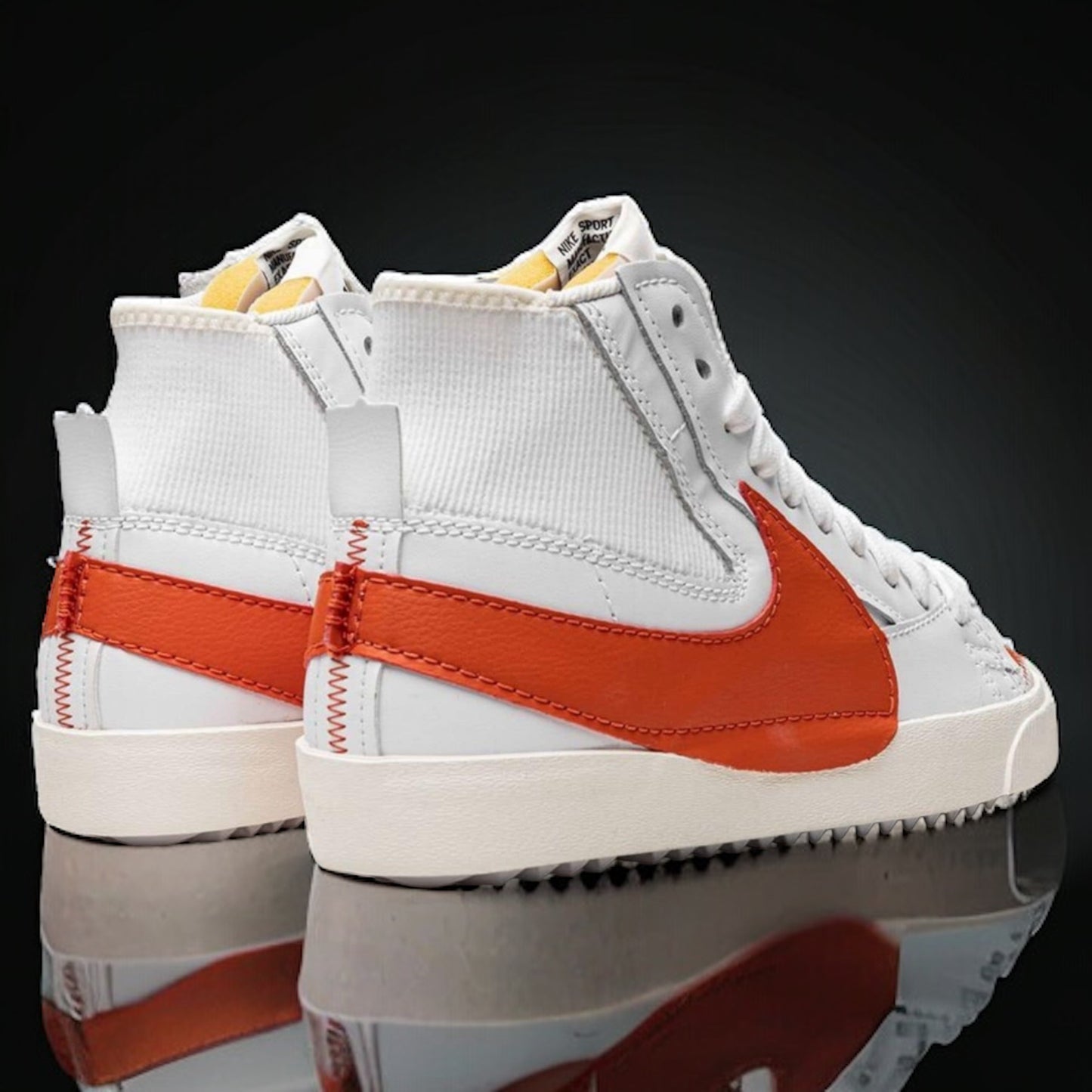 Nike Blazer Mid 77 Jumbo "White Total Orange"