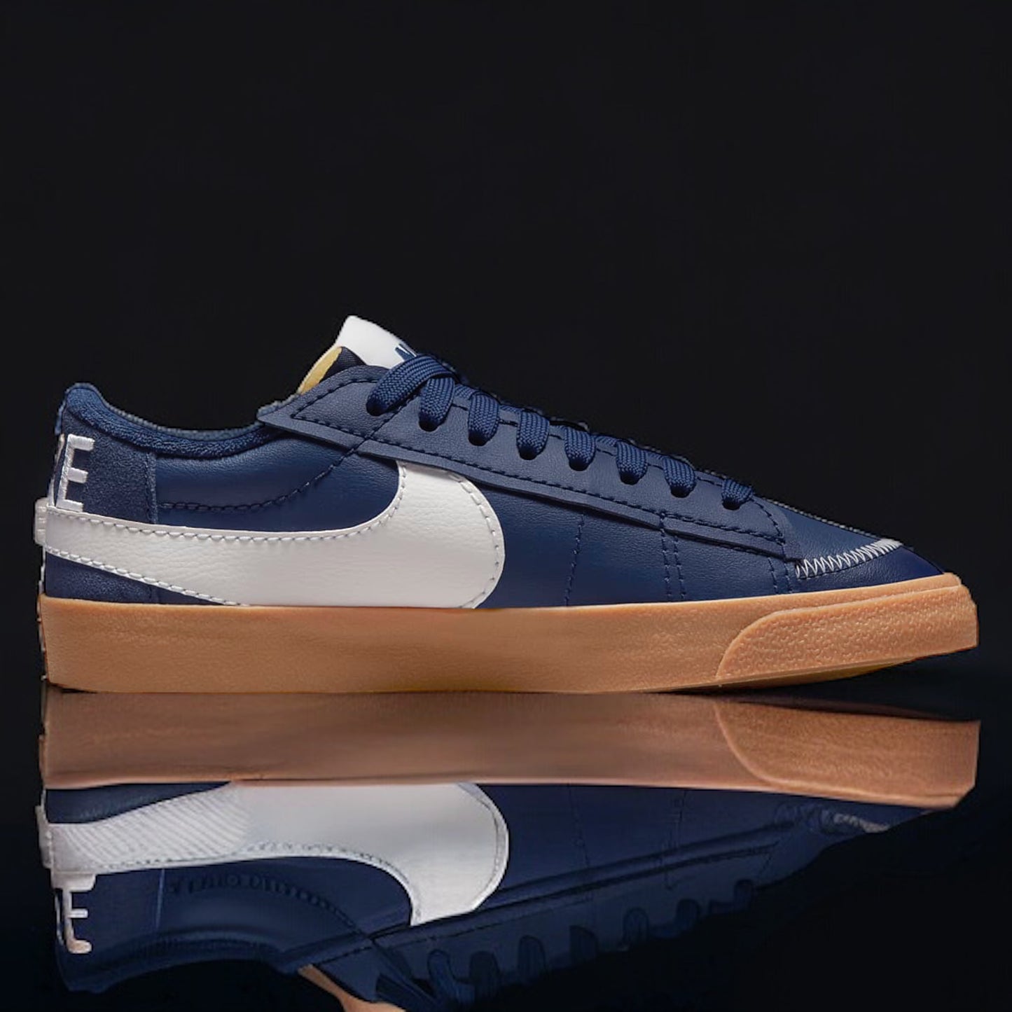 Nike Blazer Low 77 Jumbo "Midnight Navy Gum"