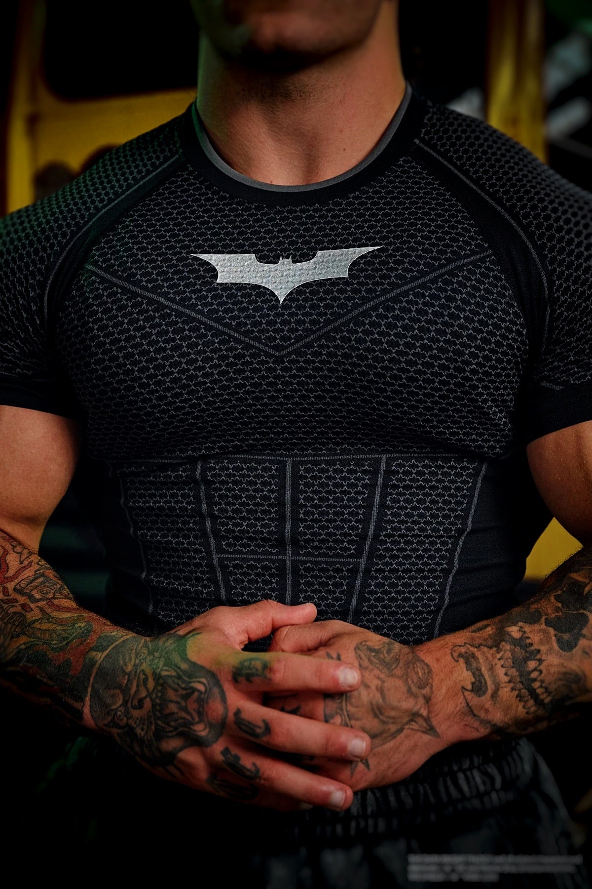 4259 - Batman Compression Tees - Black