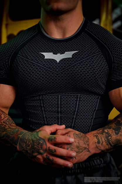 4259 - Batman Compression Tees - Black