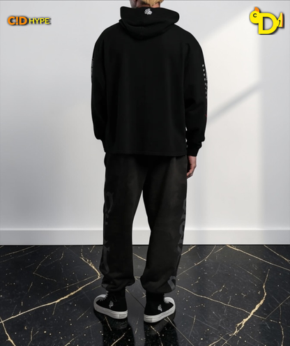 Blood Thirsty Webs "Moaty" Hoodie in Black