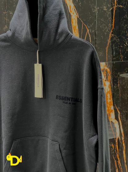 Fear Of God Essentials Hoodie "Stretch Limo/Black"