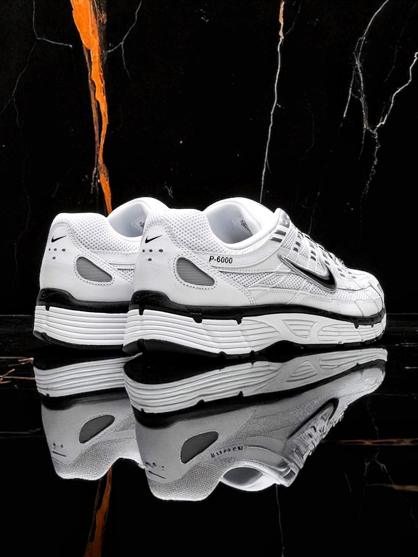 Nike P-6000 "White/Metallic Silver"