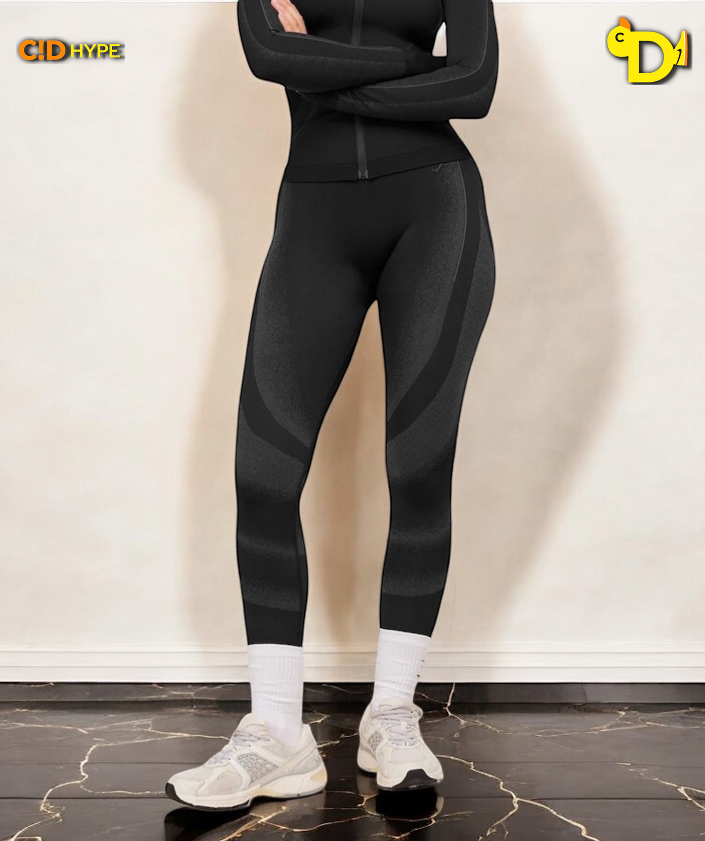 Charge Seamless Leggings “Black/Graphite Grey”