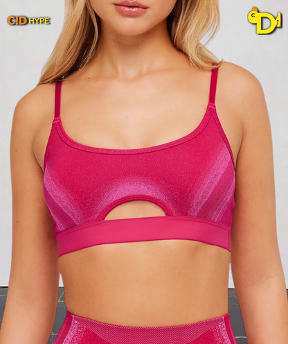 Charge Seamless Sport Bra “GS Build Pink/GS Fetch Pink”