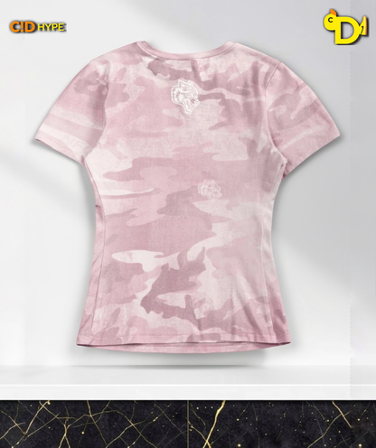 Cherub NFGU "Eden" S/S Tee in Blush Vintage Woodland Camo