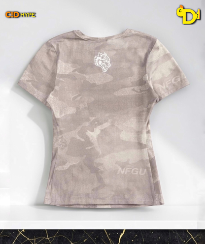 Cherub NFGU "Eden" S/S Tee in Clay Vintage Woodland Camo
