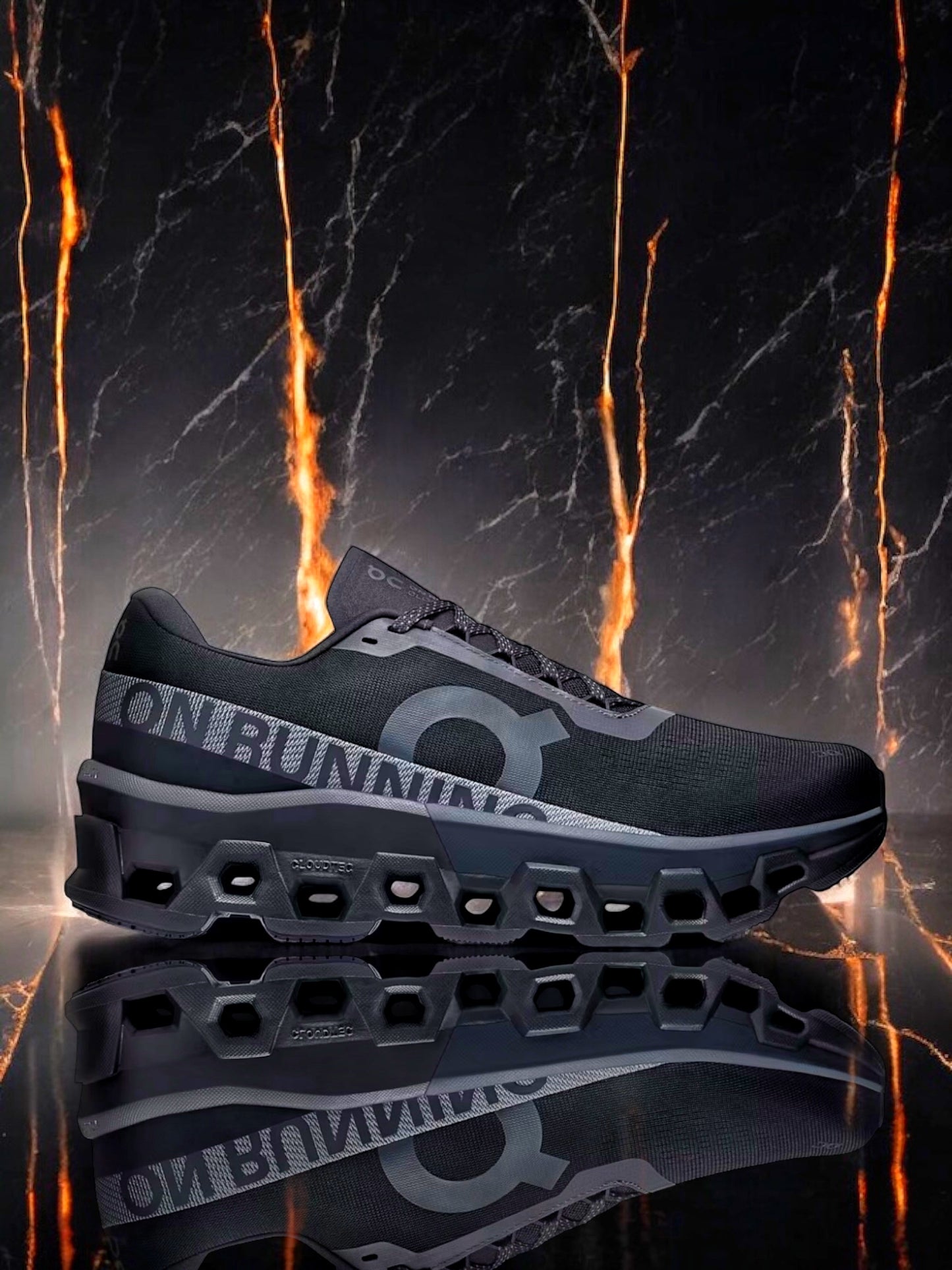 Cloudmonster 2 "Black-Black”