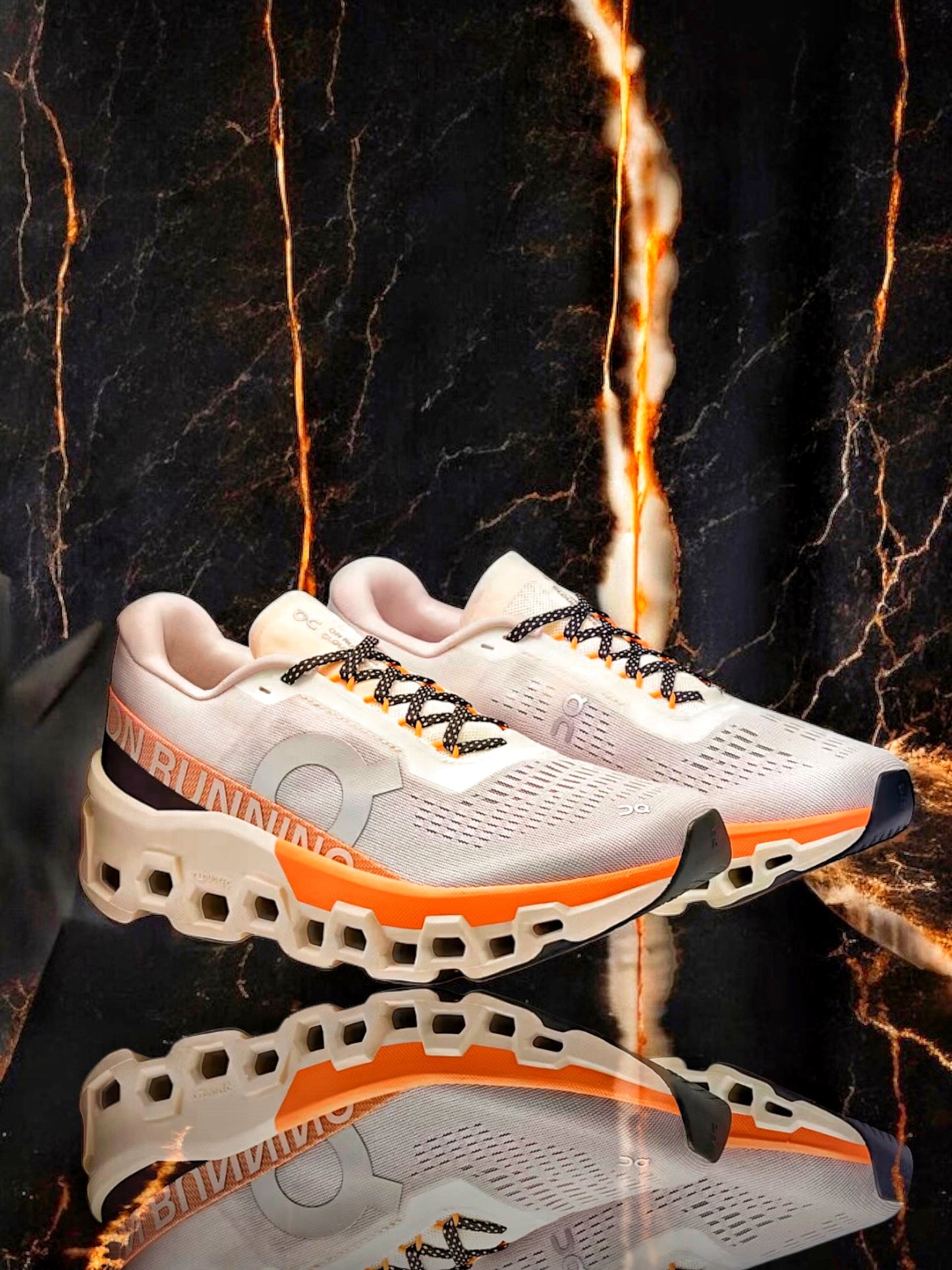 Cloudmonster 2 "Ivory-Tangerine"