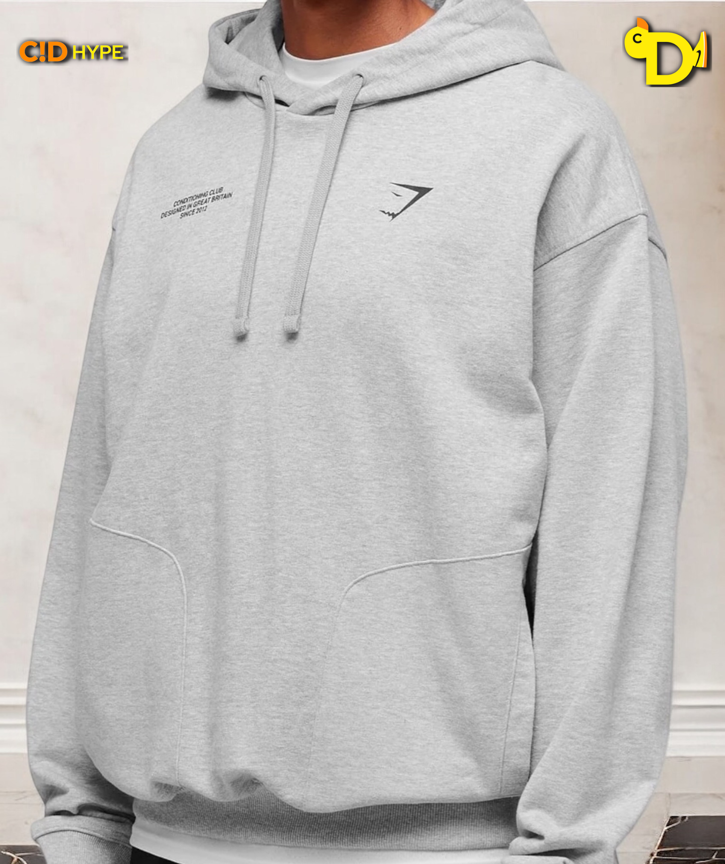 Conditioning Club Hoodie "Light Grey Core Marl"