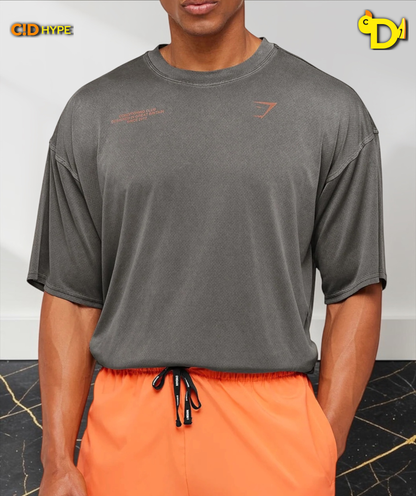 Conditioning Club Washed T-Shirt "Black/Dayglow Peach/Wash"