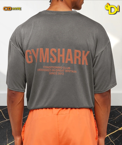 Conditioning Club Washed T-Shirt "Black/Dayglow Peach/Wash"