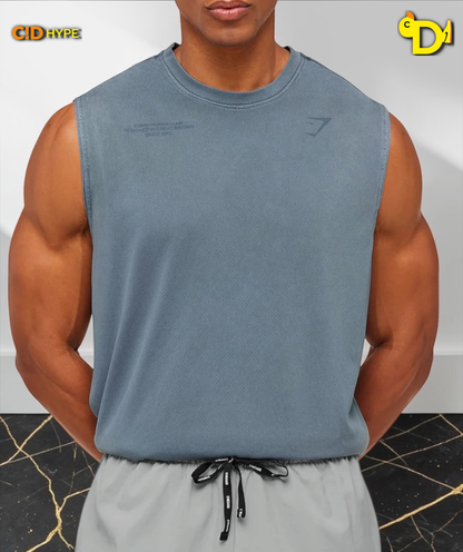 Conditioning Club Washed Tank "Iron Blue/Wash"