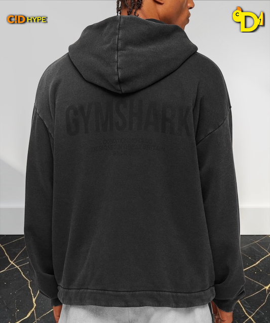 Conditioning Club Washed Zip Through Hoodie "Black/Wash"