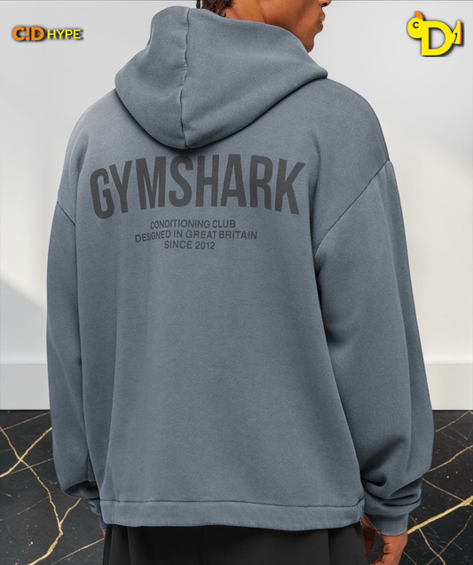 Conditioning Club Washed Zip Through Hoodie "Iron Blue/Wash"
