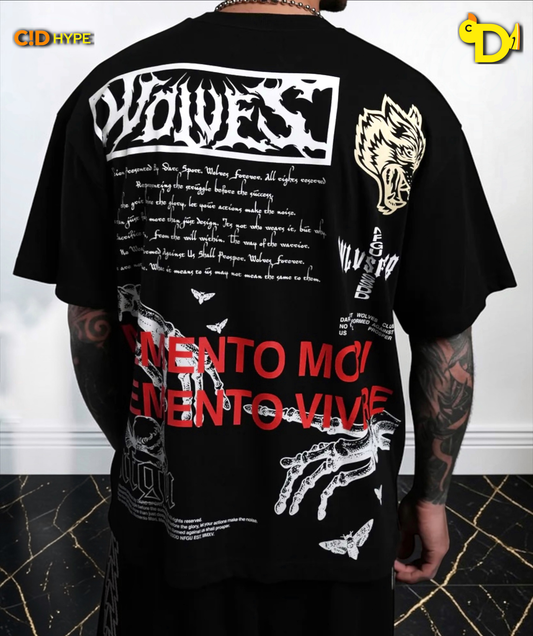 Create V2 "Premium" Oversized Tee in Black