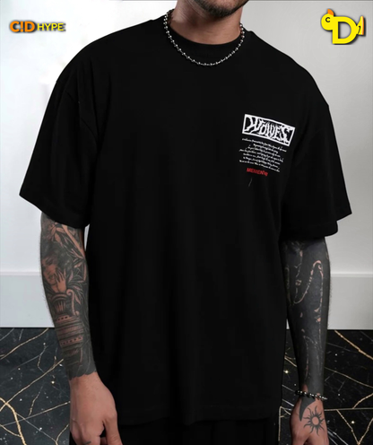 Create V2 "Premium" Oversized Tee in Black