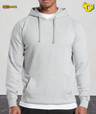Crest Hoodie "Light Grey Marl"