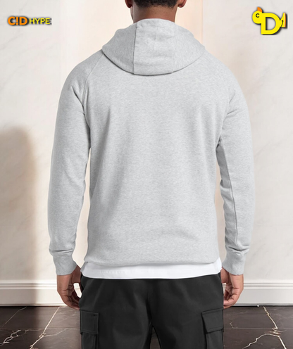 Crest Hoodie "Light Grey Marl"