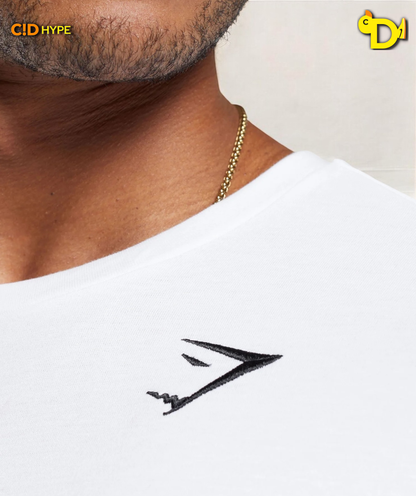 Crest Long Sleeve T-Shirt "White"