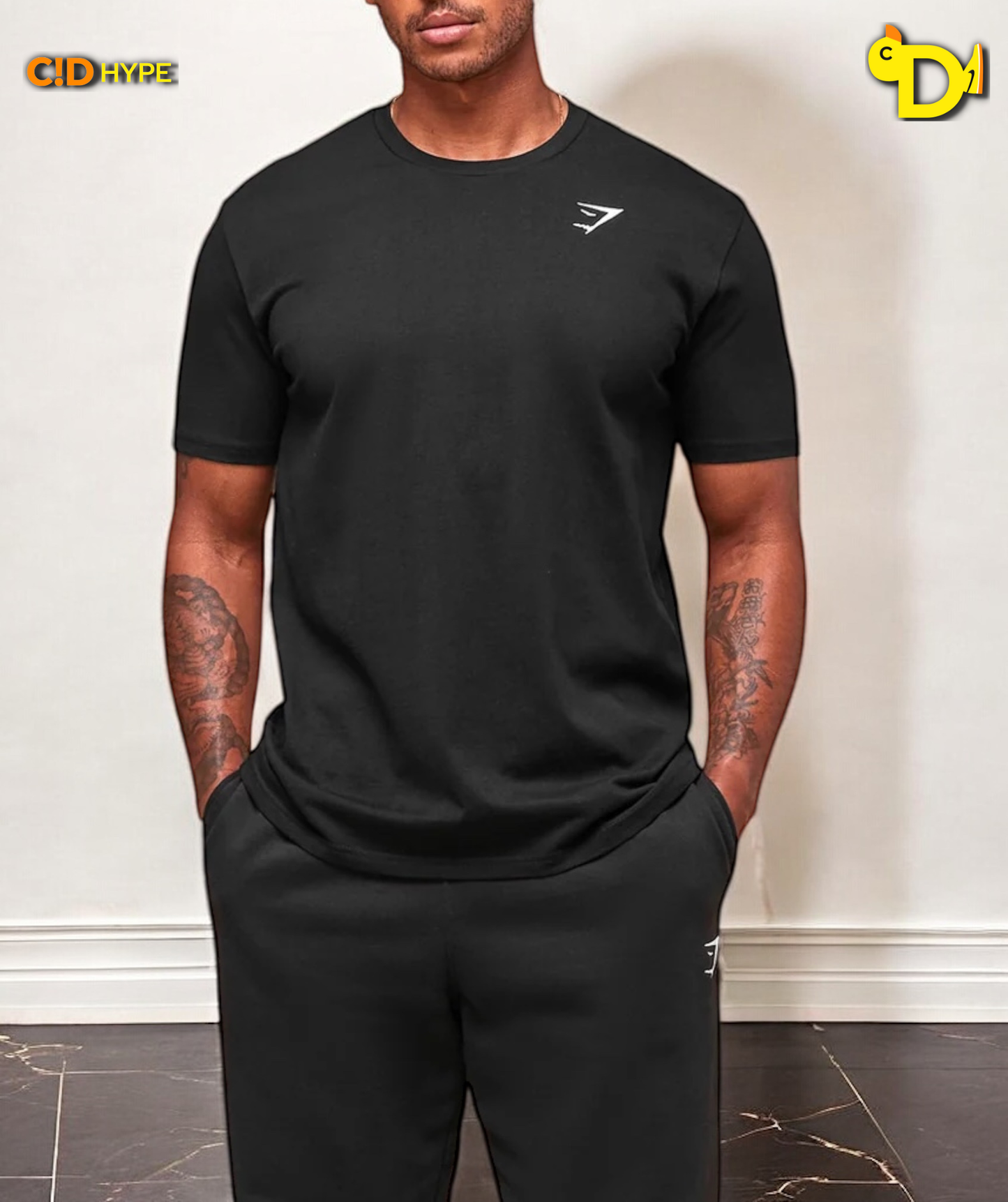 Crest T-Shirt "Black"