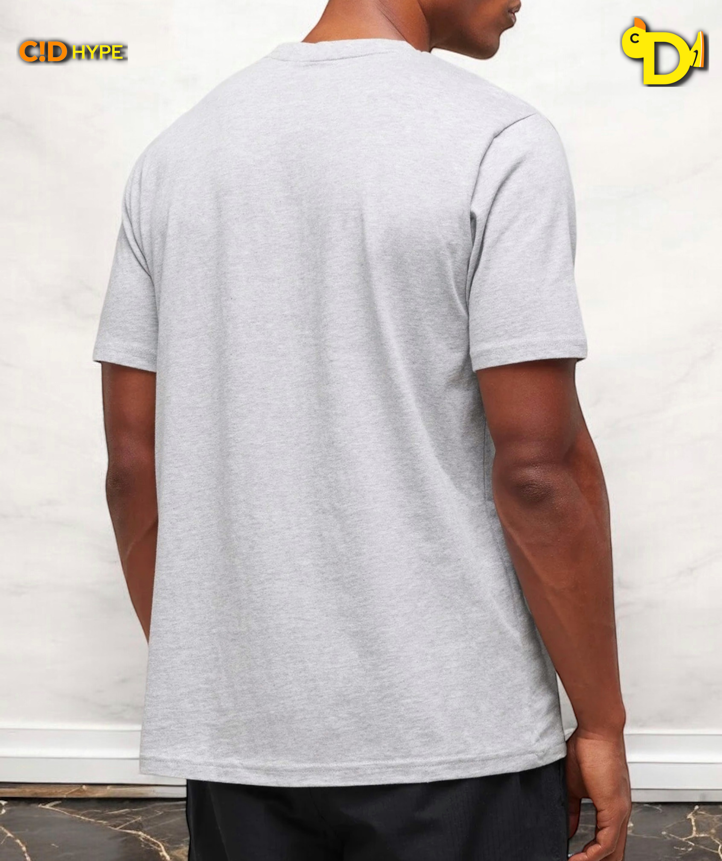 Crest T-Shirt "Light Grey Marl"