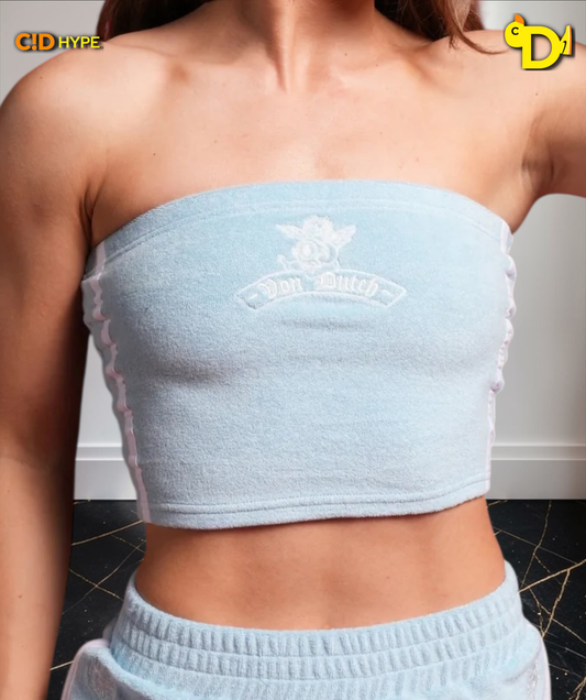 Darc Covenant "Tia" Tube Top in Baby Blue