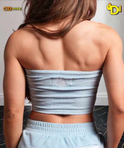 Darc Covenant "Tia" Tube Top in Baby Blue