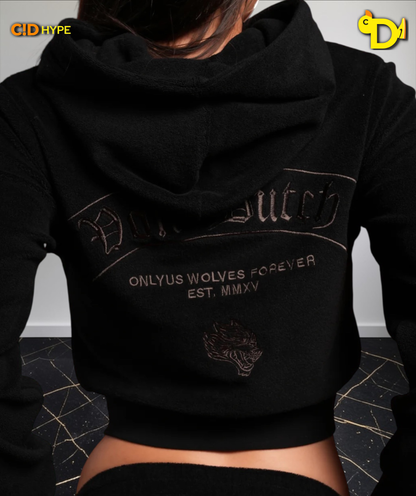 Darc Covenant "Tia" Zip Up Hoodie in Black