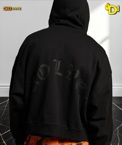 Darc Kulture Vex Double Zip Hoodie in Black