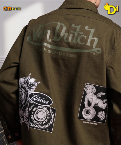 Darc Vice LS Vince Shirt in Olive