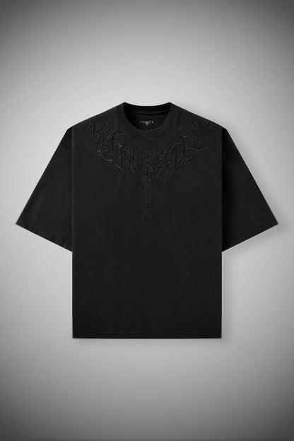 Dark Wave Tees- Black Wash- 4106