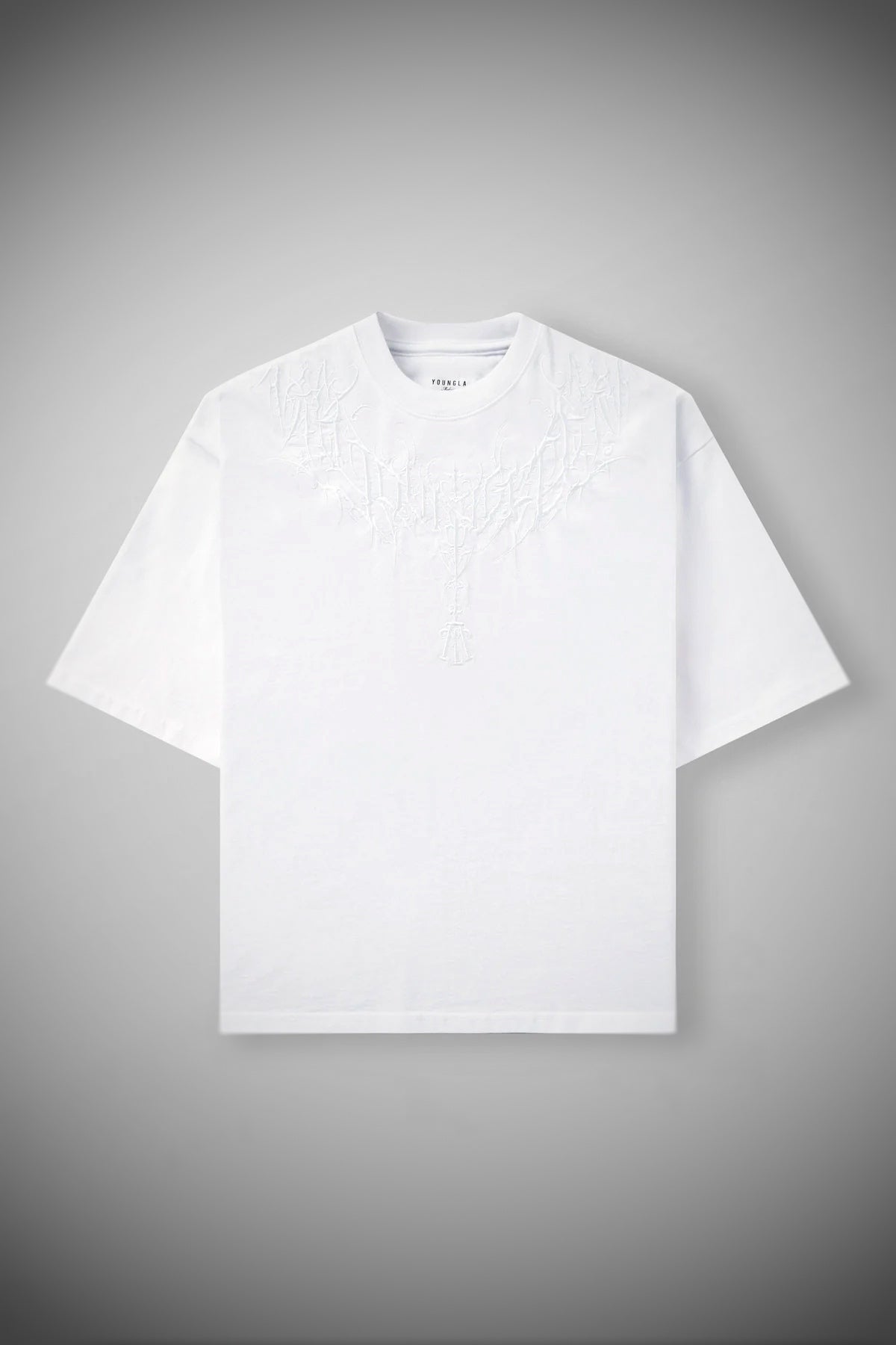 4106 - Dark Wave Tees - White