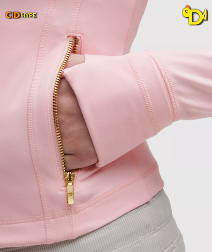 Define Cropped Jacket Nulu "Blush Quartz/Gold/Gold"