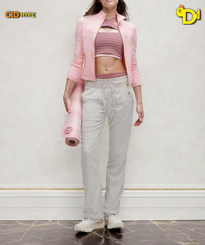 Define Cropped Jacket Nulu "Blush Quartz/Gold/Gold"