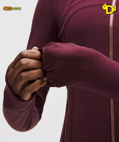 Define Cropped Jacket Nulu "Burgundy Bay/Rose Gold/Rose Gold"