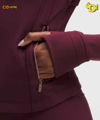 Define Cropped Jacket Nulu "Burgundy Bay/Rose Gold/Rose Gold"