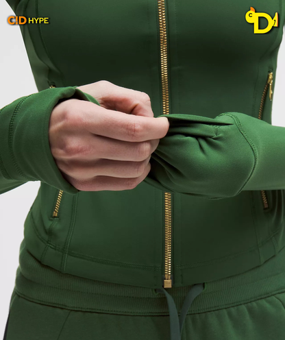 Define Cropped Jacket Nulu "Ivy Grove/Gold/Gold"