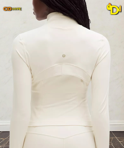 Define Cropped Jacket Nulu "Light Ivory/Gold/Gold"