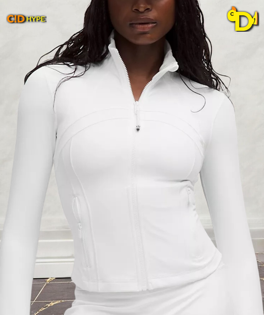 Define Cropped Jacket Nulu "White"