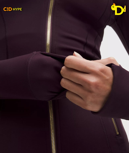 Define Jacket Nulu "Black Plum/Gold/Gold"